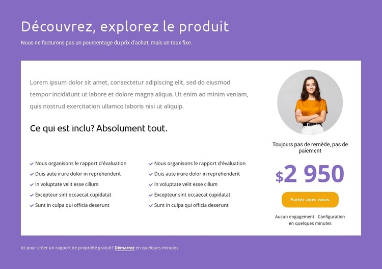 Trouver le meilleur marketing Modèle HTML