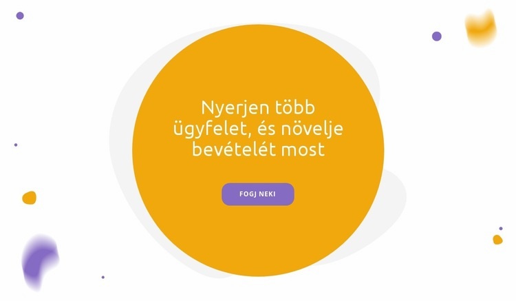 Csökkentse a marketinget Weboldal sablon