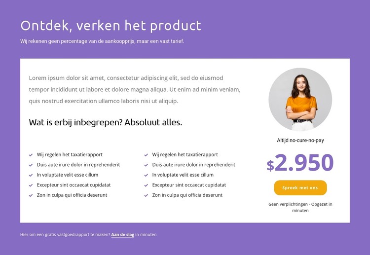 De beste marketing vinden CSS-sjabloon