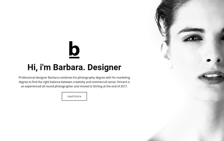 About designer Homepage Design