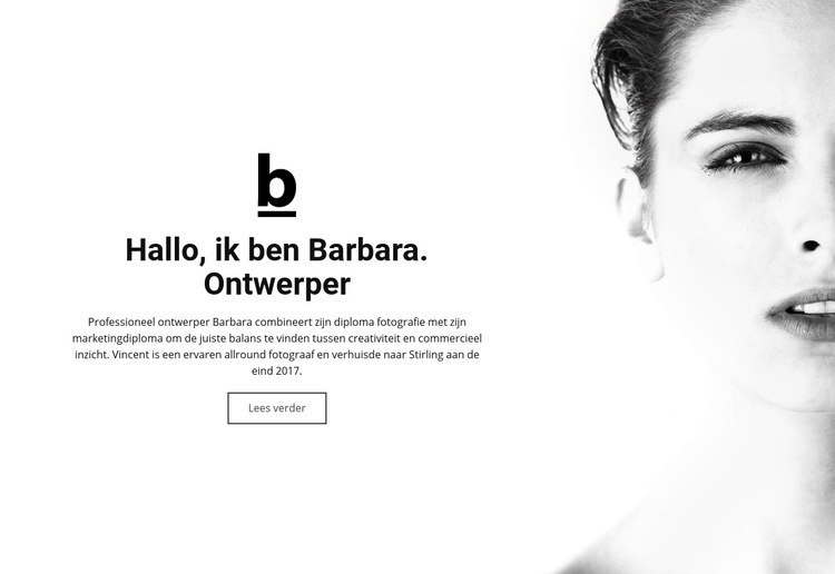 Over ontwerper Bestemmingspagina