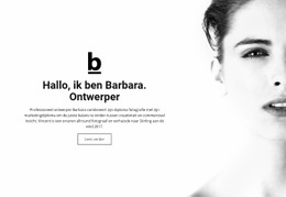 Pagina-HTML Voor Over Ontwerper