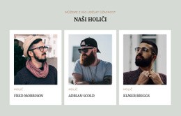 Holiči Moderního Holičství – Stažení Šablony Webu