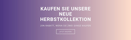 Mehrzweck-WordPress-Theme Für Kaufen Sie Unsere Neue Herbstkollektion