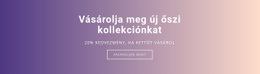 Vásárolja Meg Új Őszi Kollekciónkat - Egyszerű Webhelytervezés