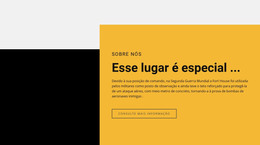 Design De Página HTML Para O Lugar Do Texto É Especial