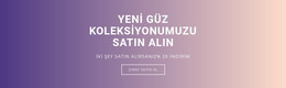 Yeni Sonbahar Koleksiyonumuzu Satın Alın - Duyarlı HTML5 Şablonu