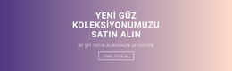 Yeni Sonbahar Koleksiyonumuzu Satın Alın - Ücretsiz Css Teması