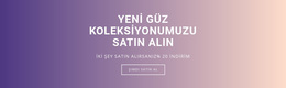 Yeni Sonbahar Koleksiyonumuzu Satın Alın Için Çarpıcı WordPress Teması