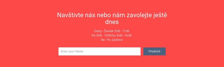 Navštivte nebo nám zavolejte Šablona