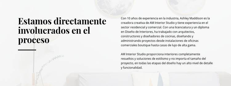 Texto directamente involucrado en el proceso Diseño de páginas web