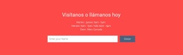 Visítanos O Llámanos: Plantilla HTML5 Creativa Multipropósito