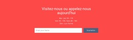 Visitez Ou Appelez-Nous - HTML Website Builder