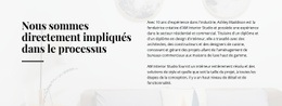 Texte Directement Impliqué Processus - Page De Destination Professionnelle Personnalisable