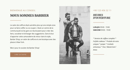 Barber Shop - Thème WordPress À Télécharger Gratuitement