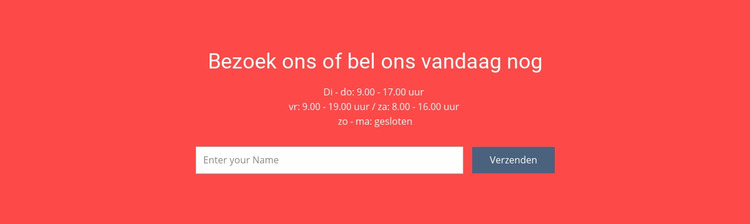 Bezoek of bel ons Joomla-sjabloon