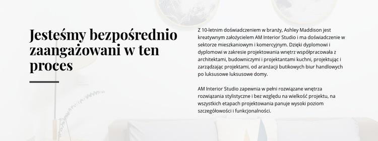 Tekst dotyczy bezpośrednio procesu Projekt strony internetowej