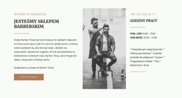 Tablica Fryzjerska Szablon CSS Premium