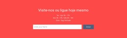 Construtor De Sites Multiuso Para Visite Ou Ligue Para Nós