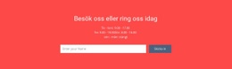 Besök Eller Ring Oss - HTML-Sidmall
