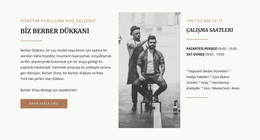 Berber Dükkanı - WordPress Temasını Ücretsiz Indirin