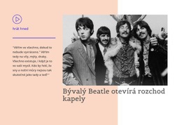 Beatle Se Otevírá – Jednoduchá Šablona Webu