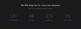 Counter Your Business Simple HTML CSS Template