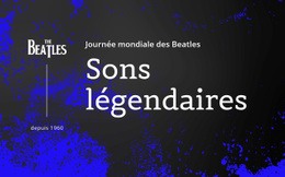Sons Légendaires Des Beatles – Créez Un Modèle Étonnant