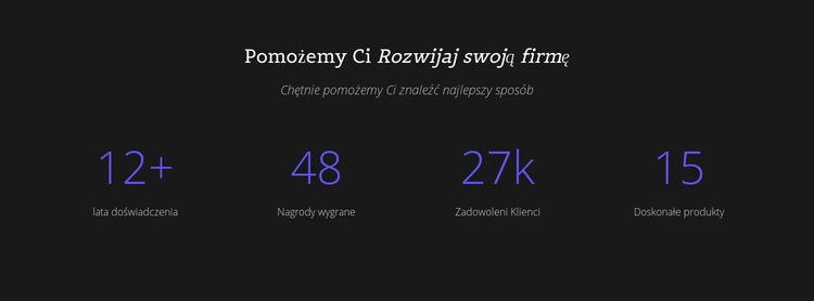 Przeciwdziałaj swojej firmie Szablony do tworzenia witryn internetowych