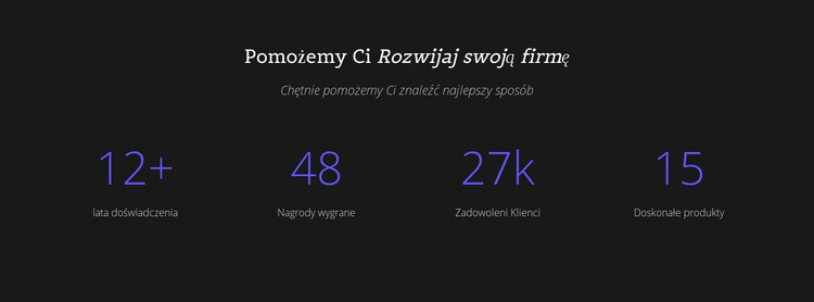 Przeciwdziałaj swojej firmie Motyw WordPress