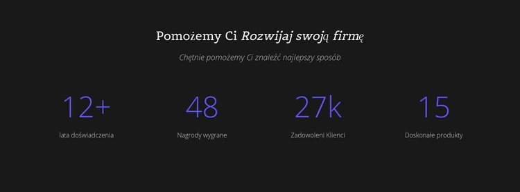 Przeciwdziałaj swojej firmie Szablon