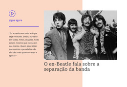 Beatle Abre - Modelo De Site Gratuito