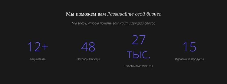 Противодействовать вашему бизнесу Мокап веб-сайта