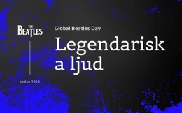 Beatles Legendariska Ljud - HTML-Sidmall