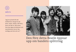 Beatle Öppnar Sig - HTML-Sidmall