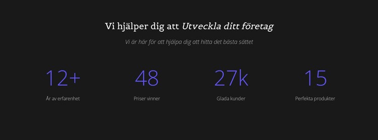 Motverka ditt företag HTML-mall