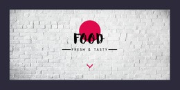 Tasty Food - Html Code For Inspiration