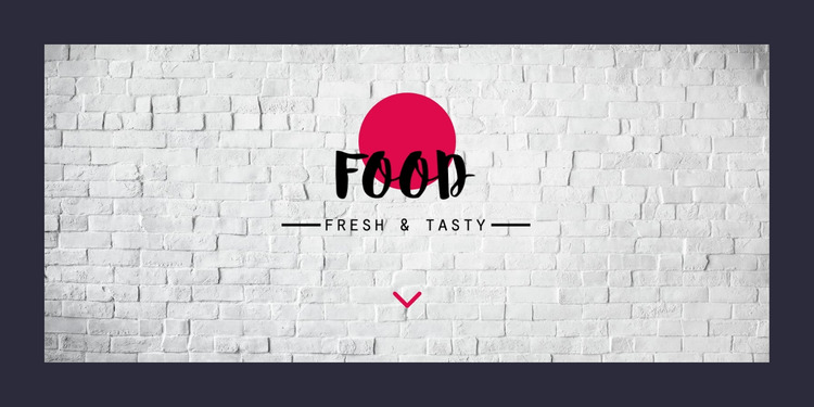 Tasty Food Html Website Builder