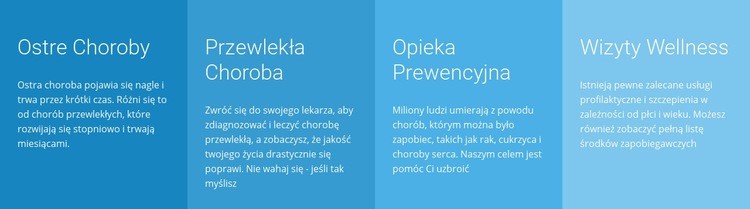 Wyjątkowa opieka stomatologiczna Kreator witryn internetowych HTML