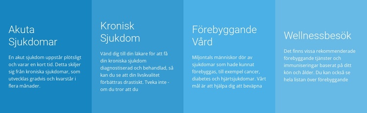 Exceptionell tandvård HTML-mall