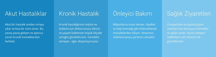 Olağanüstü diş bakımı HTML5 Şablonu