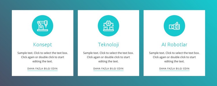 Robotik süreç otomasyonu Web sitesi tasarımı