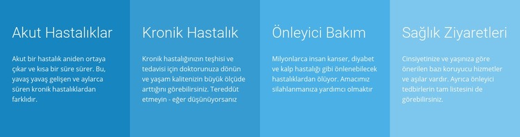 Olağanüstü diş bakımı Web sitesi tasarımı