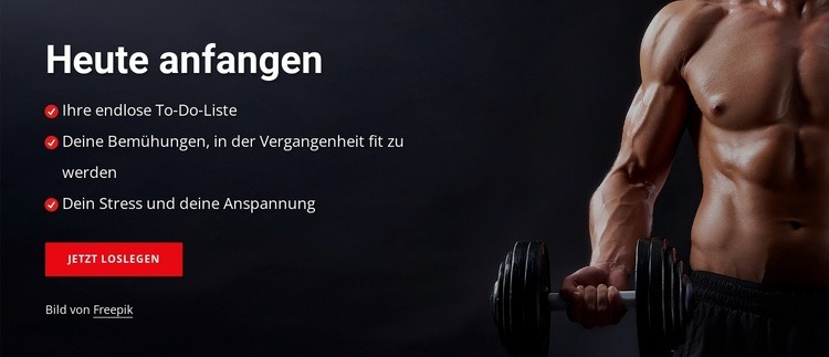 Fangen Sie noch heute an, mit uns zu trainieren Website Builder-Vorlagen