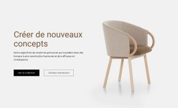 Créer De Nouveaux Concepts – Maquette De Site Web Prête À L'Emploi