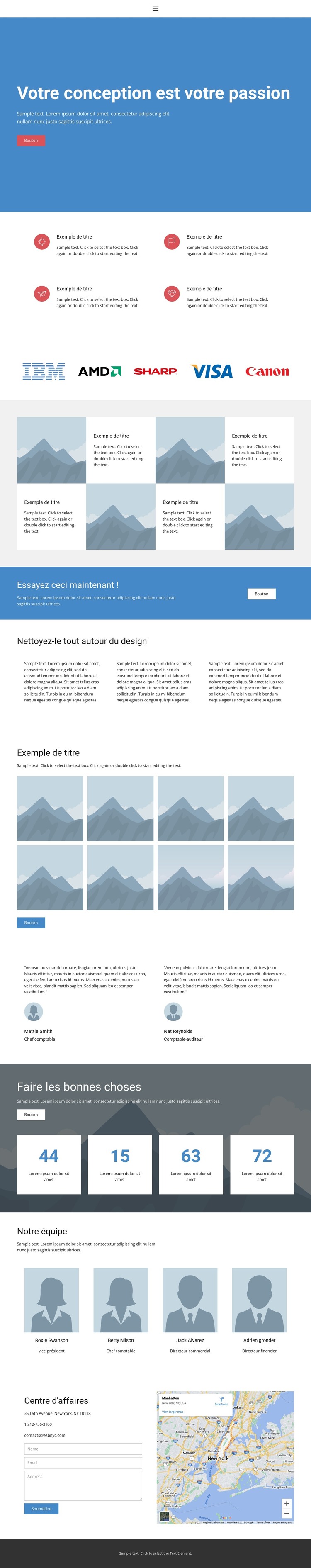 Atterrissage 2 Modèle HTML