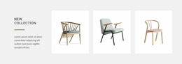 New Collections Of Chairs - HTML Template Builder