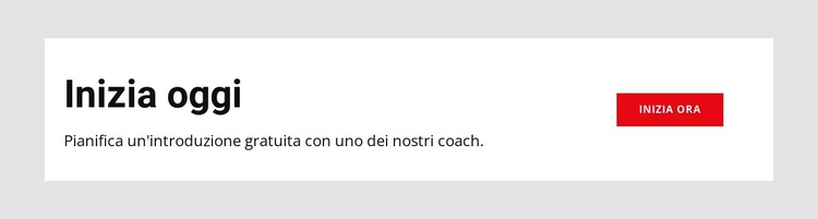 Oggi è il giorno migliore per iniziare ad allenarsi Modello di sito Web