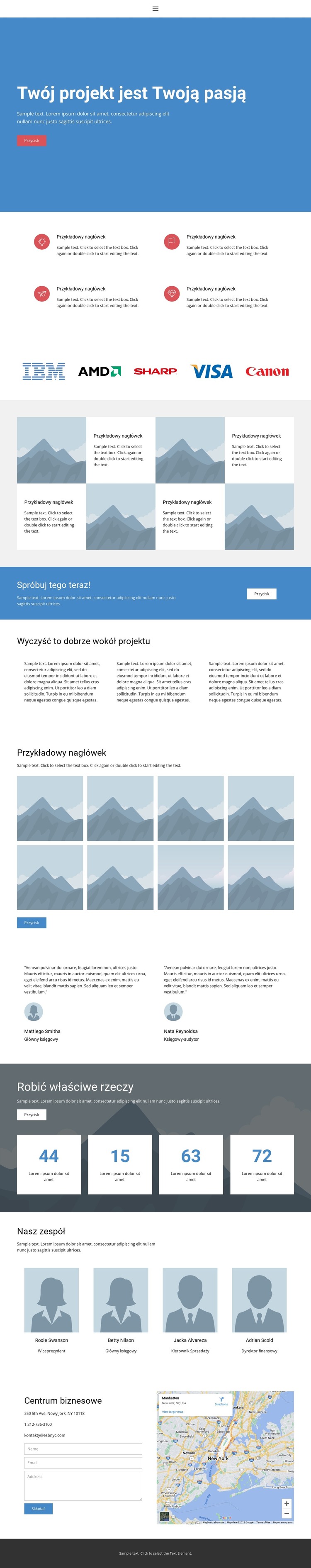 Lądowanie 2 Szablon HTML