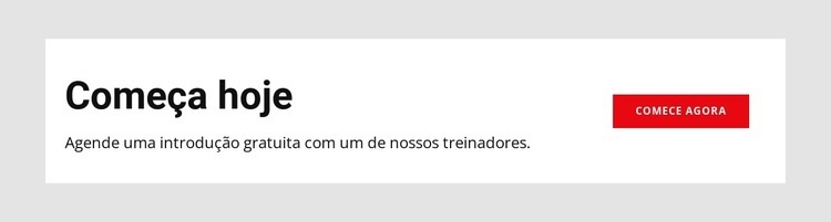 Hoje é o melhor dia para começar a treinar Construtor de sites HTML